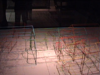 A 3 dimensional representation of the history of the site