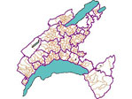 map of Vaud