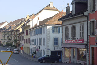 the Grand Rue in Nyon