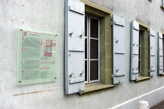 Information panel on rue Nicole