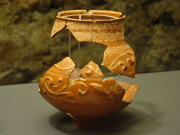 Ceramic piece in the Nyon Roman Museum