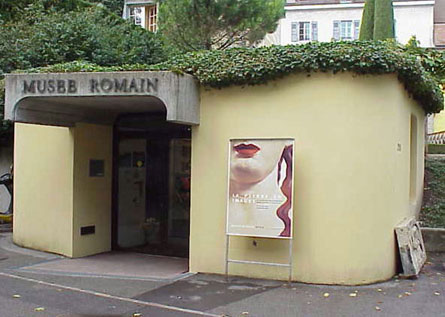 the front door at the Nyon Roman Museum