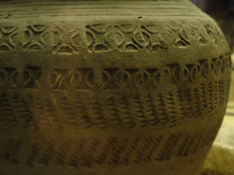 detail of ceramic pot