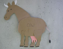 cow  from the eal room