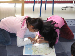 children using language to work together