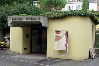 The Roman Museum in Nyon entrance.